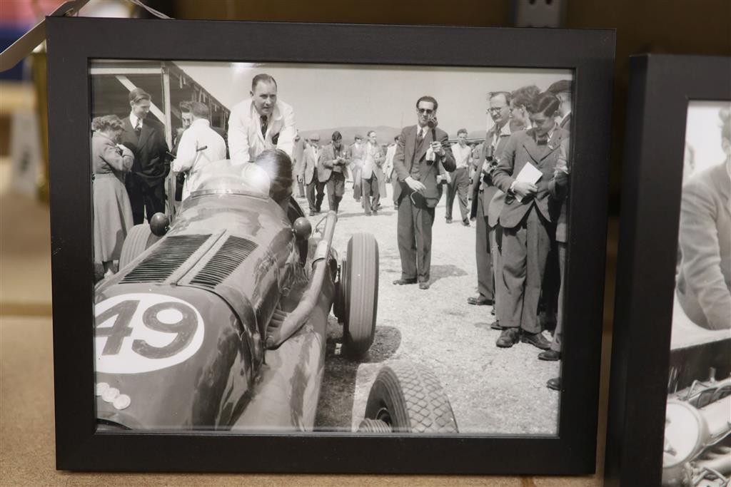 Twenty three photographs and negatives taken at a Goodwood meeting in 1955. Unpublished and no copyright, including Graham Hill